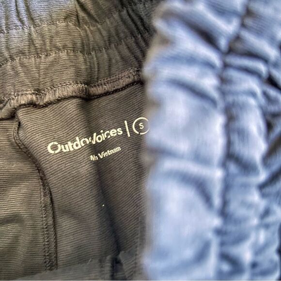 Outdoor Voices Mens Track Pant Recteck Fabric Black/Grey Small - Picture 4 of 6